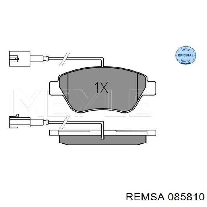 Comprar 085810 Remsa Pastillas delanteras de freno