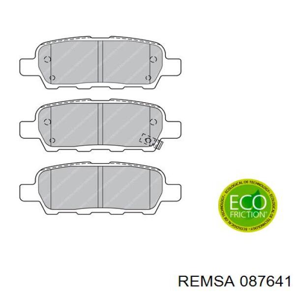 Comprar 087641 Remsa Pastillas de freno traseras