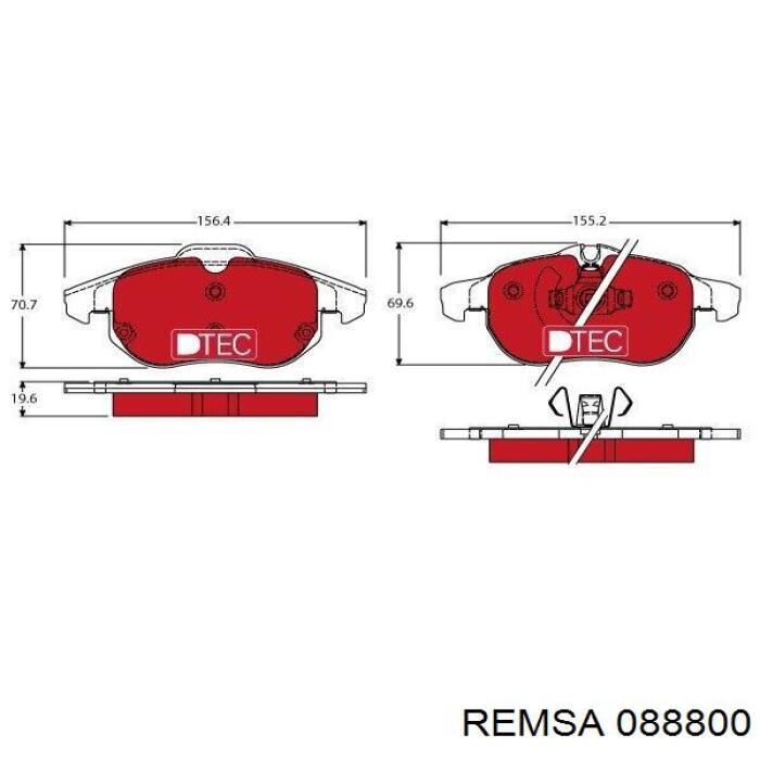 Pastillas de freno delanteras Opel Vectra