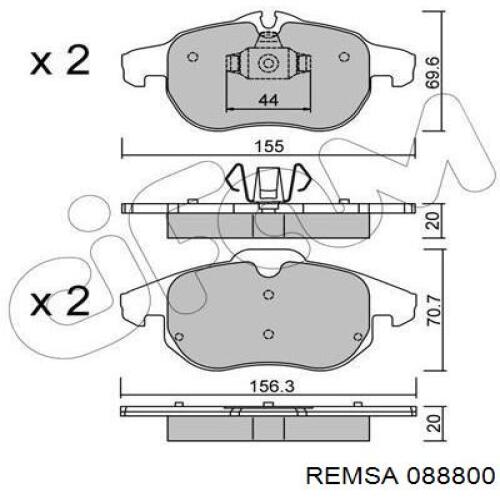 Pastillas de freno delanteras Opel Vectra