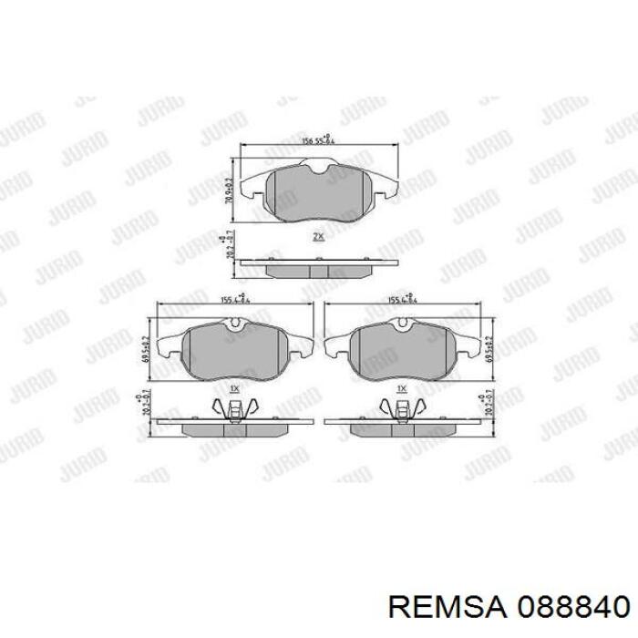 Pastillas de freno delanteras Opel Vectra