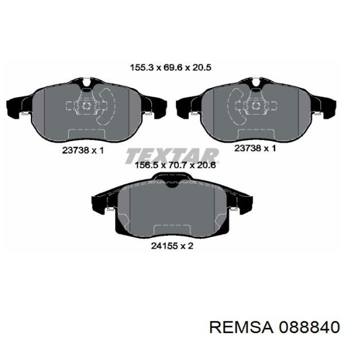 Pastillas de freno delanteras Opel Vectra