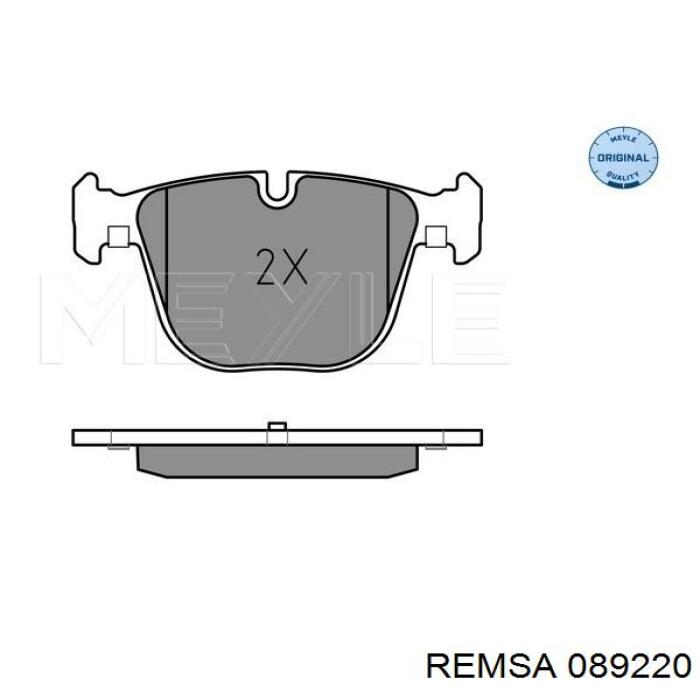 0892.20 Remsa pastillas de freno traseras