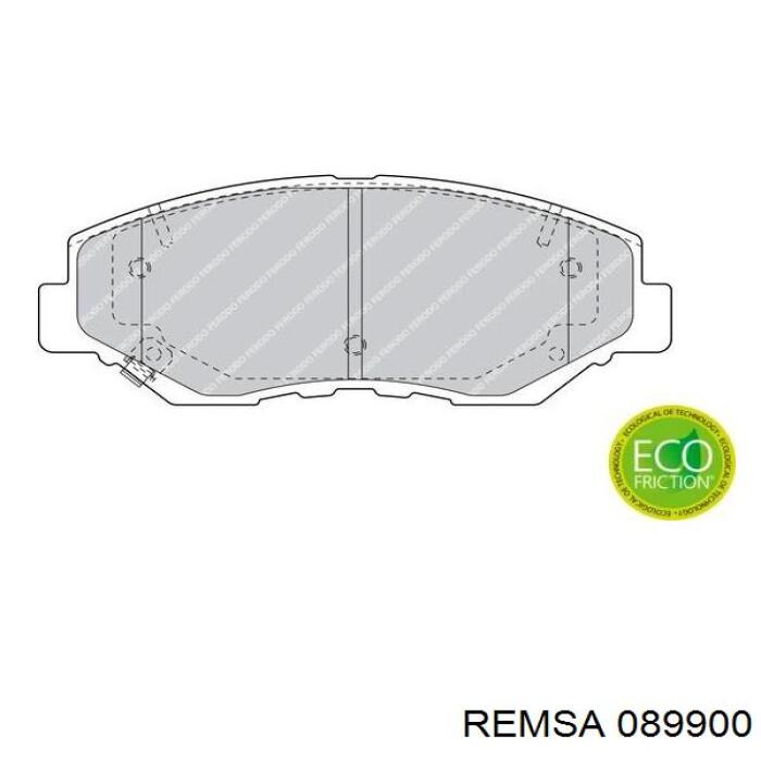 Comprar 089900 Remsa Pastillas delanteras de freno
