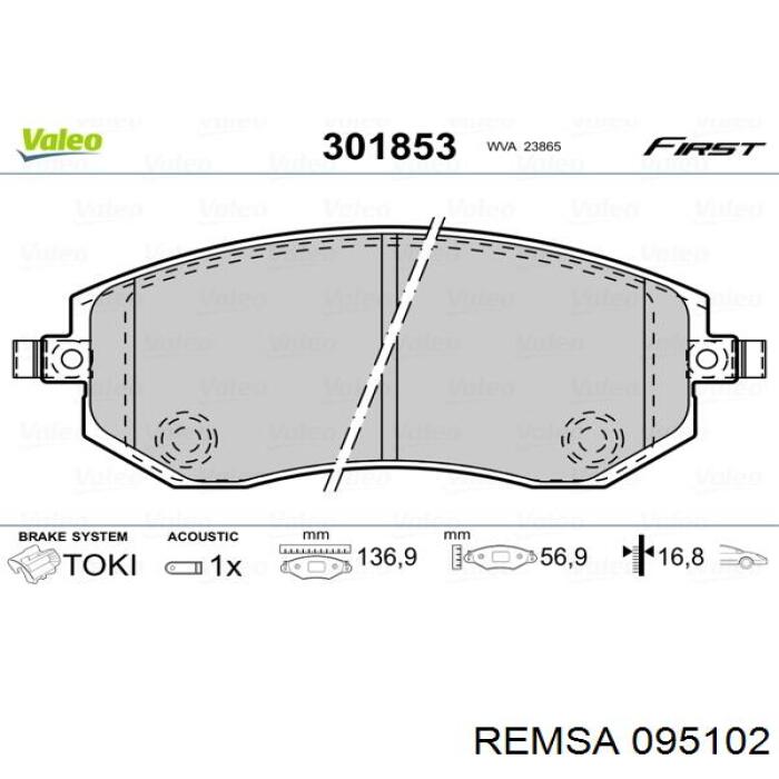 Pastillas de freno delanteras Subaru Impreza 3 GH