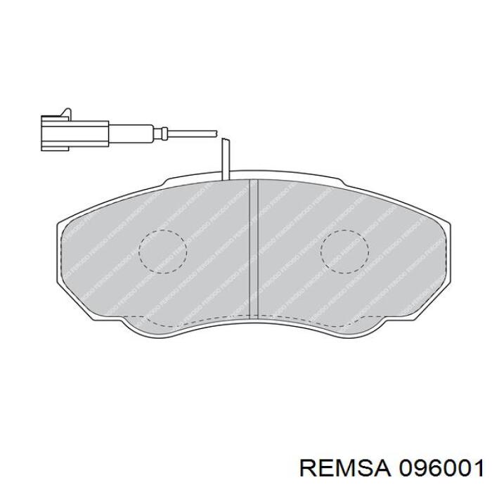 Pastillas de freno delanteras Fiat Ducato 2 230L