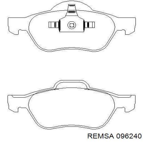 Pastillas de freno delanteras Renault Laguna 2 BG0, BG1