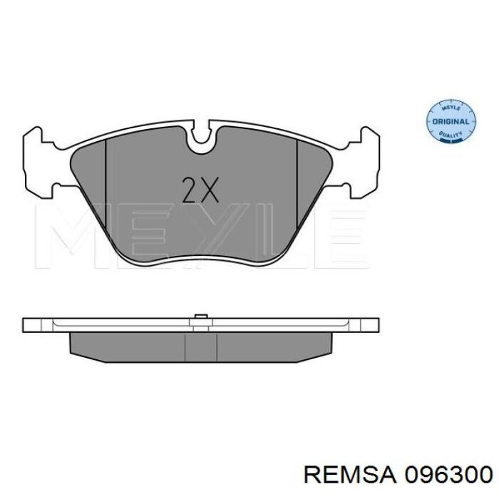 0963.00 Remsa pastillas de freno delanteras