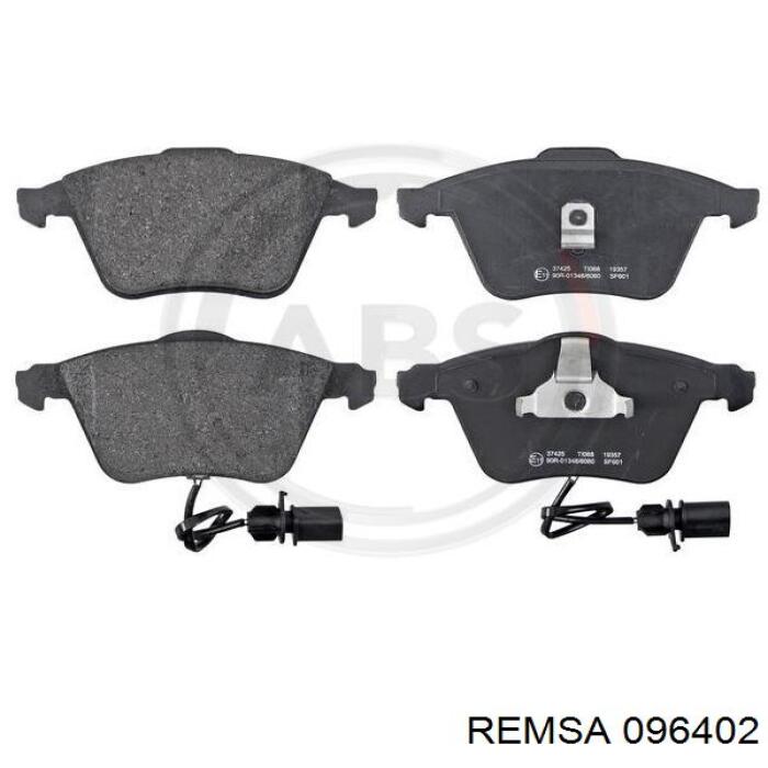 Pastillas de freno delanteras Remsa 096402