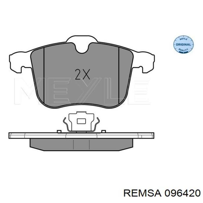 Comprar 096420 Remsa Pastillas delanteras de freno
