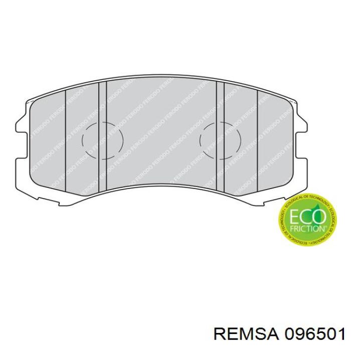 0965.01 Remsa pastillas de freno delanteras