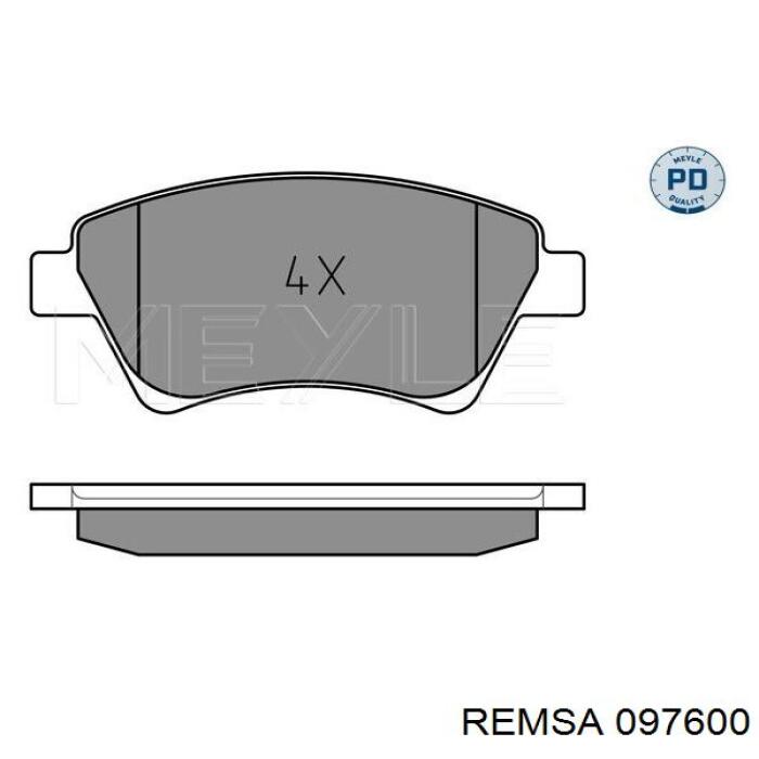 0976.00 Remsa pastillas de freno delanteras