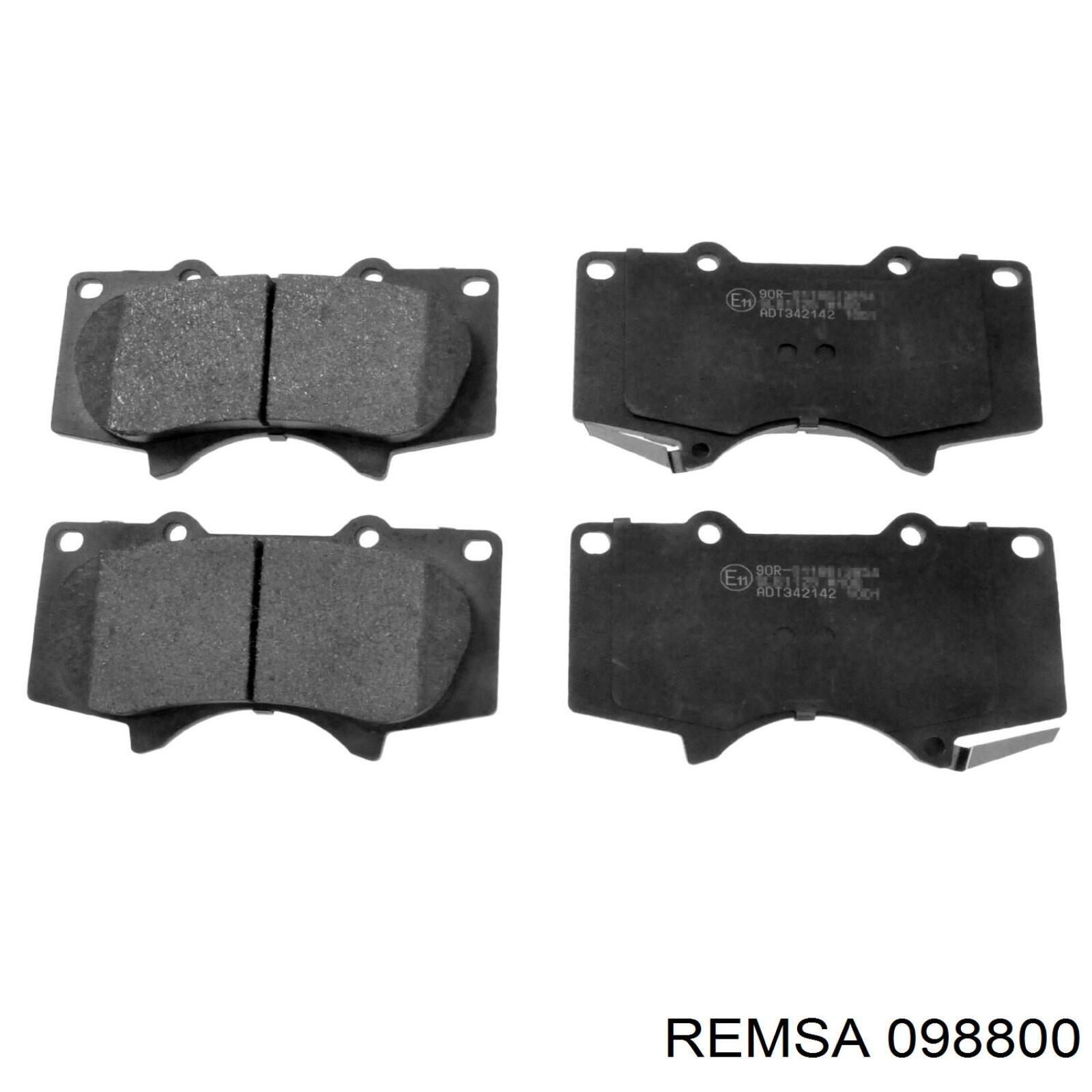 Pastillas freno delanteras Remsa 098800 precio, desde 28,11 EUR