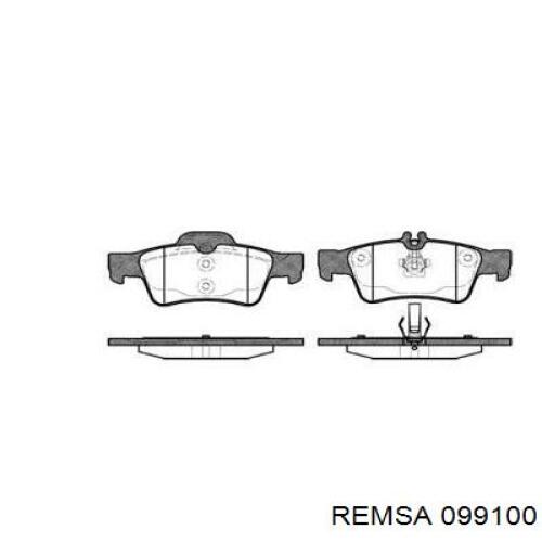 Pastillas traseras Remsa 099100
