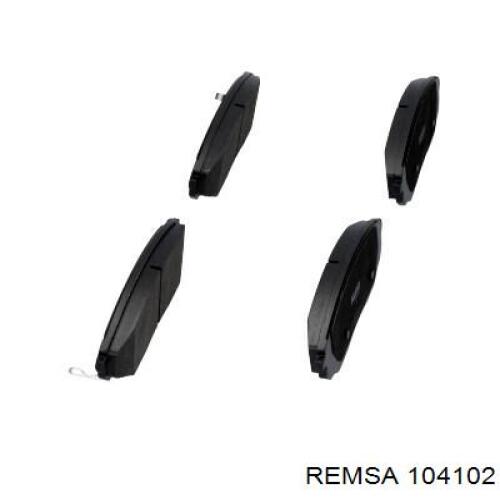 Pastillas de freno delanteras Remsa 104102