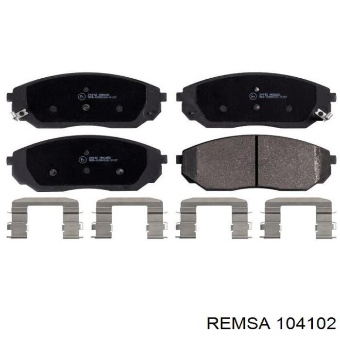 Pastillas freno delanteras Remsa 104102 precio, desde 35,39 EUR