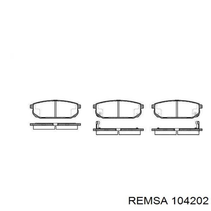 Pastillas traseras de freno Remsa 104202 precio, desde 23,03 EUR