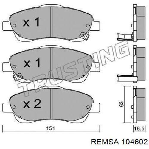 Pastillas de freno delanteras Toyota Corolla R10