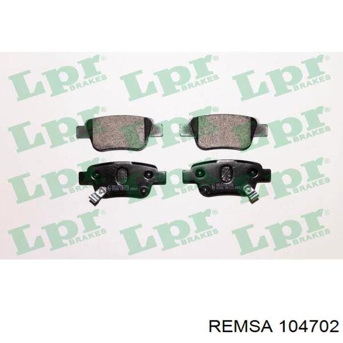 Comprar 104702 Remsa Pastillas de freno traseras
