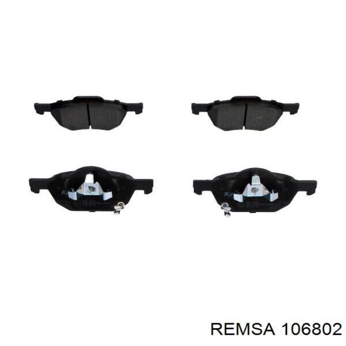 Pastillas de freno delanteras Remsa 106802
