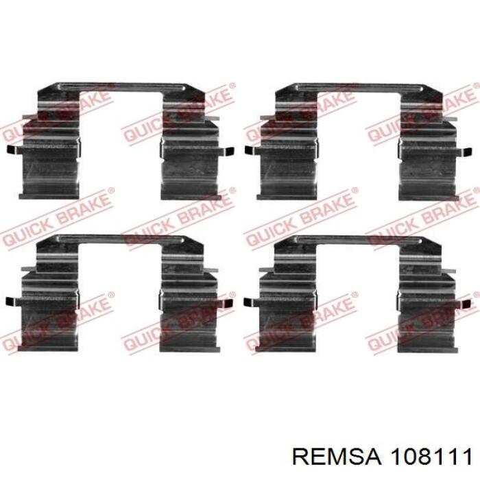 Pastillas de freno delanteras REMSA 108111