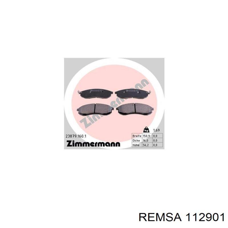 Comprar 112901 Remsa Pastillas delanteras de freno