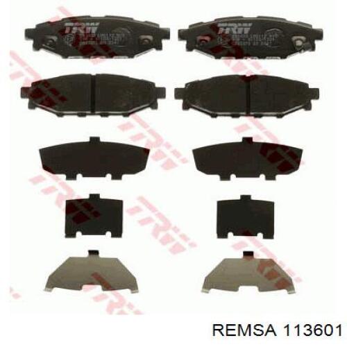 113601 Remsa Pastillas freno traseras