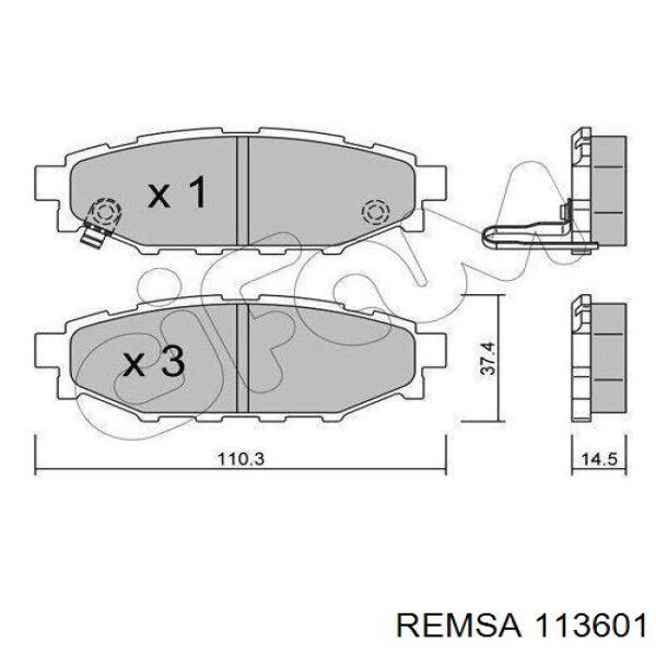 Pastillas traseras de freno Remsa 113601 precio, desde 19,15 EUR