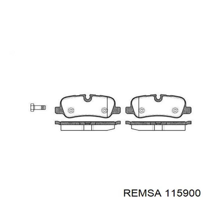 Pastillas traseras de freno Remsa 115900 precio, desde 32,73 EUR