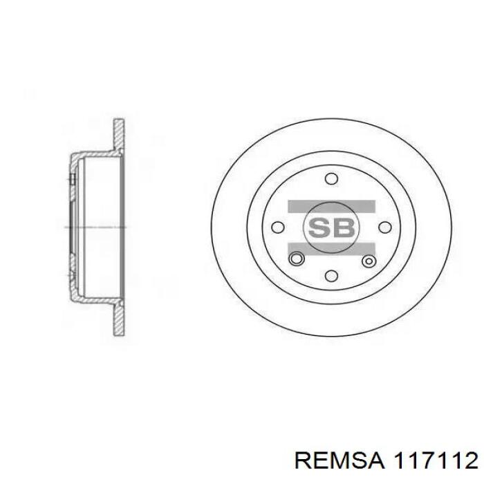 Comprar 117112 Remsa Pastillas delanteras de freno