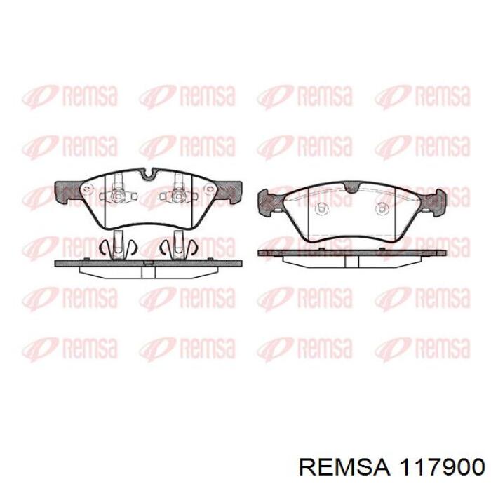 1179.00 Remsa pastillas de freno delanteras