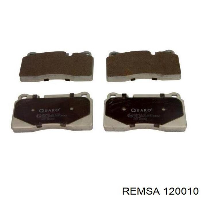 Pastillas de freno delanteras Remsa 120010