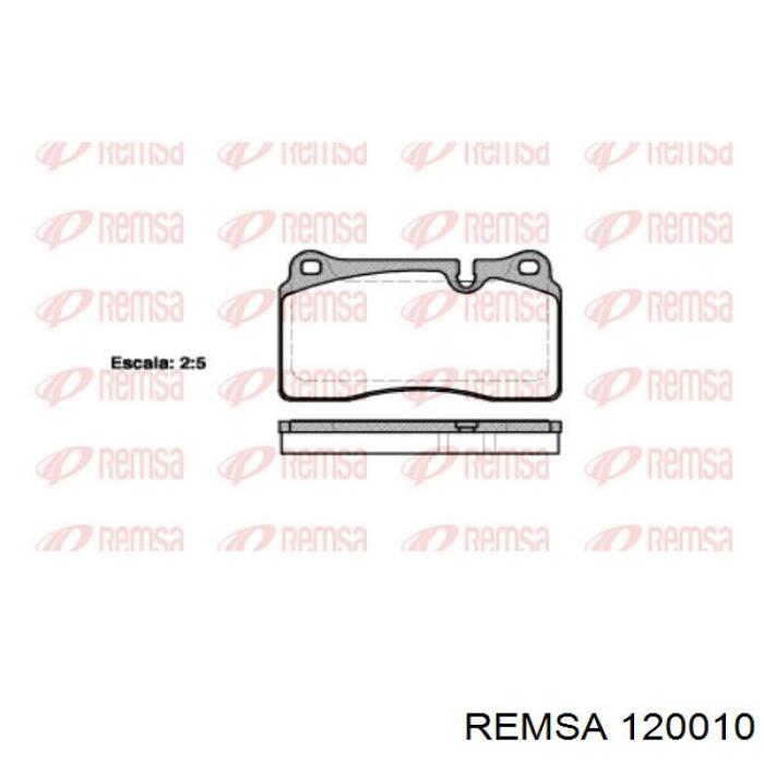 1200.10 Remsa pastillas de freno delanteras