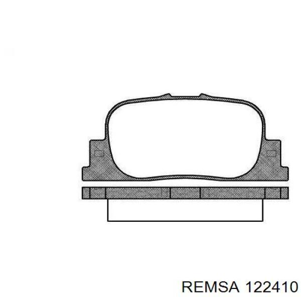 Pastillas freno delanteras Remsa 122410 precio, desde 26,79 EUR