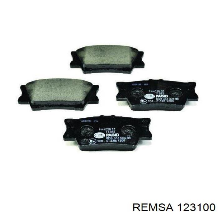 Pastillas traseras de freno Remsa 123100 precio, desde 21,24 EUR