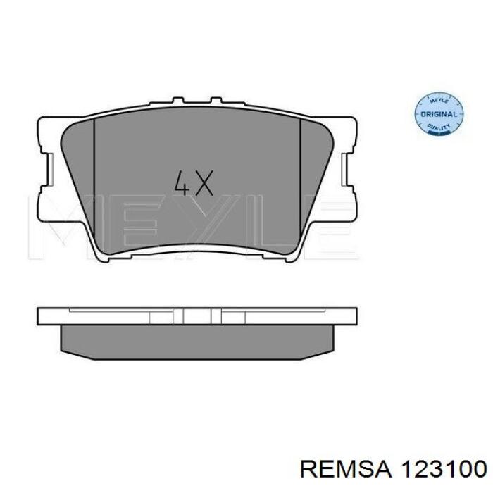 Comprar 123100 Remsa Pastillas de freno traseras