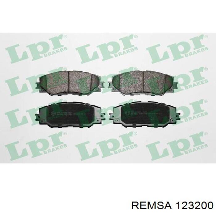 Pastillas de freno delanteras Remsa 123200