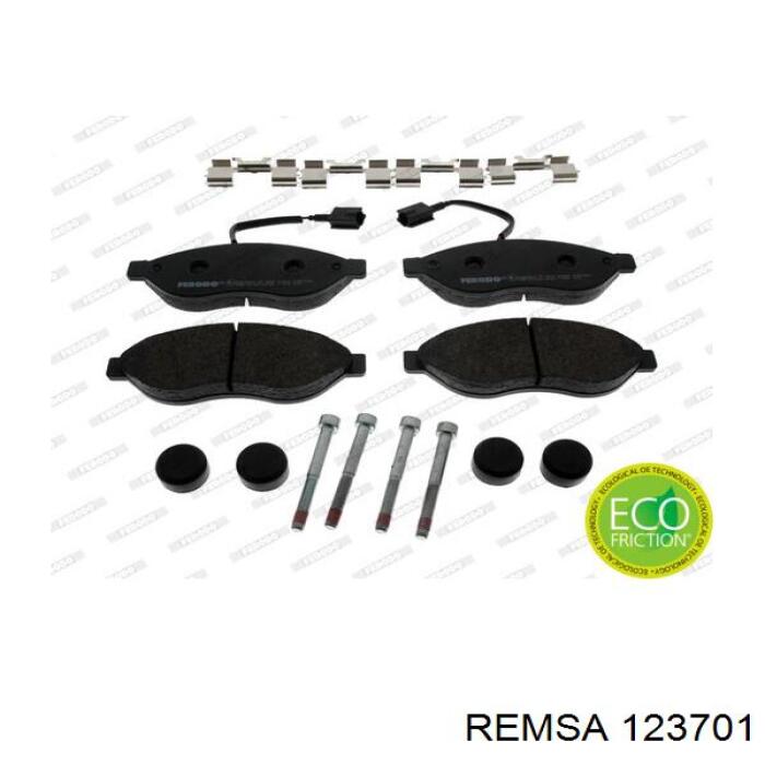 123701 Remsa Pastillas delanteras