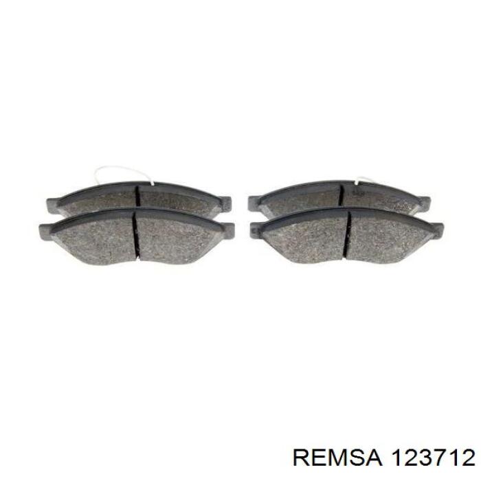 Pastillas de freno delanteras Remsa 123712