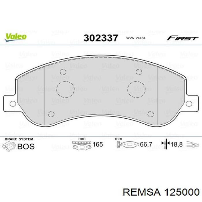 Pastillas freno delanteras Remsa 125000 precio, desde 42,12 EUR