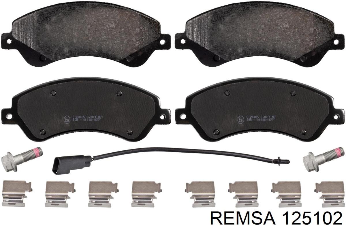 Comprar 125102 Remsa Pastillas delanteras de freno