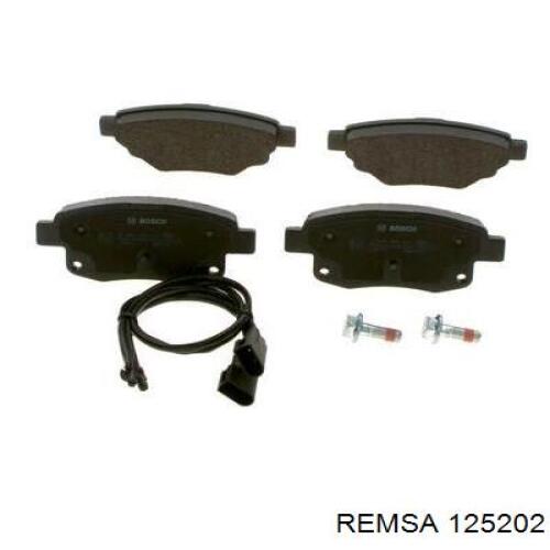 Pastillas de freno traseras 125202 Remsa