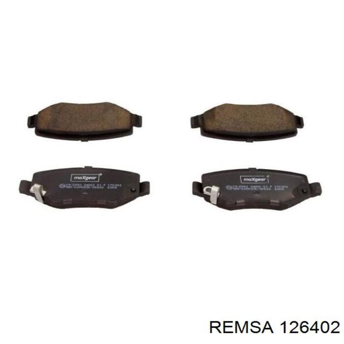 Pastillas de freno traseras REMSA 126402