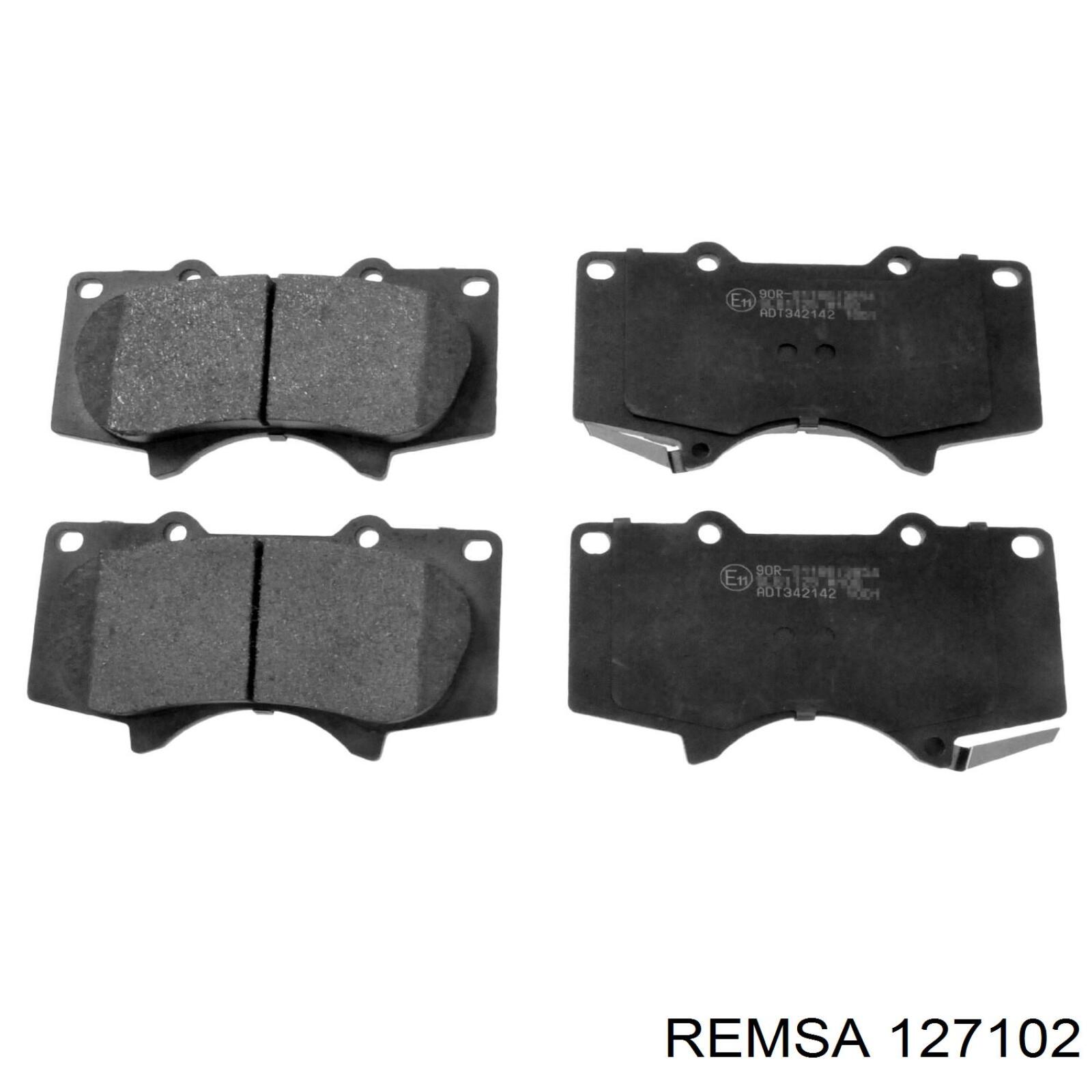 Pastillas freno delanteras Remsa 127102 precio, desde 37,51 EUR