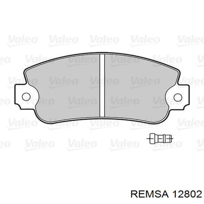 12802 Remsa pastillas de freno delanteras