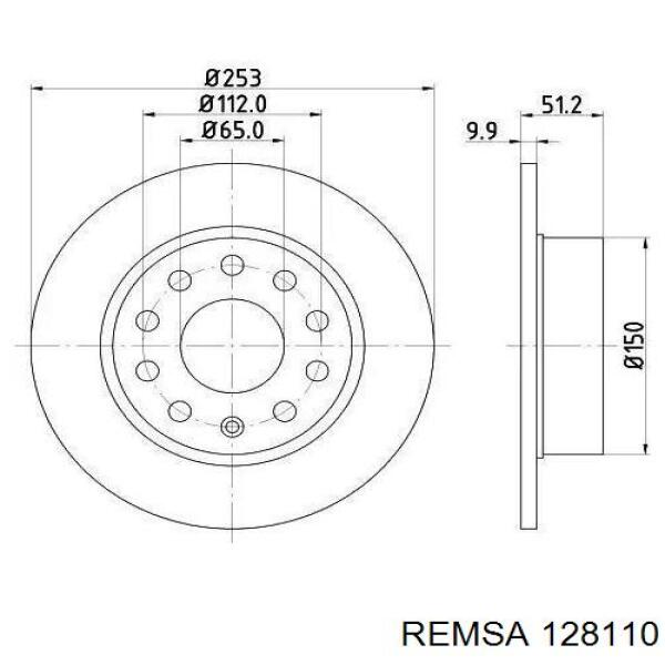 Pastillas freno delanteras Remsa 128110 precio, desde 33,20 EUR