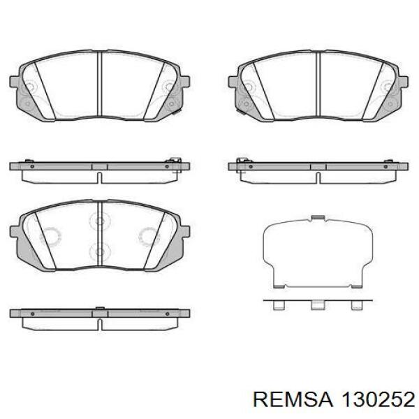 1302.52 Remsa pastillas de freno delanteras