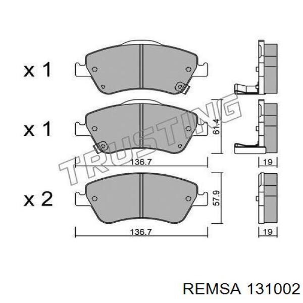 Pastillas de freno delanteras Toyota Corolla E12