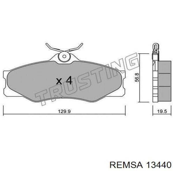 Pastillas de freno delanteras Seat Toledo 1 1L