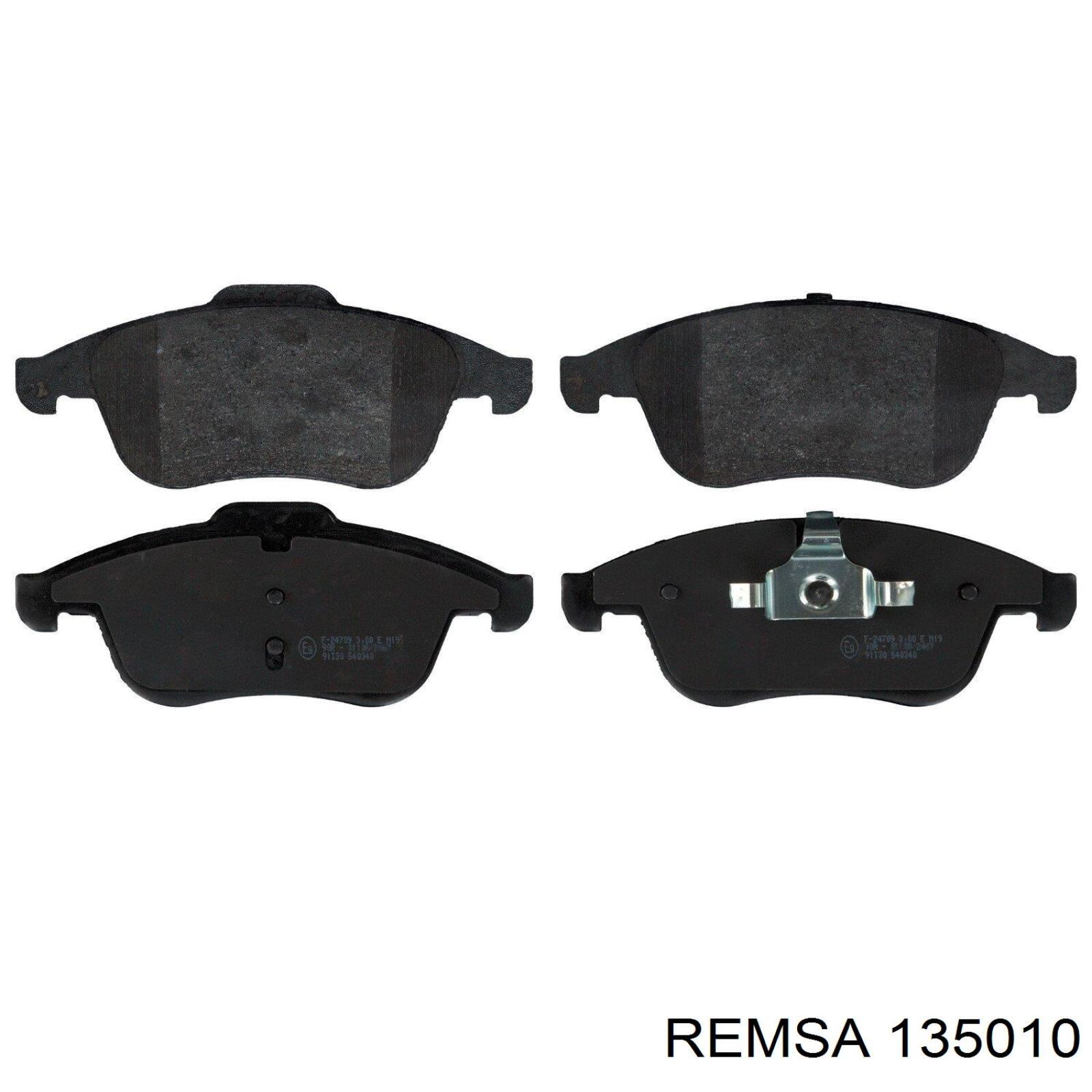 Comprar 135010 Remsa Pastillas delanteras de freno